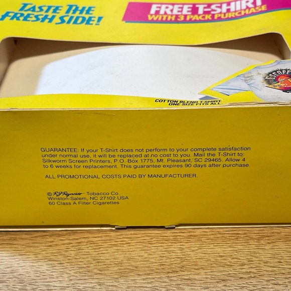 Vintage 1992 Salem Fresh Wrap Escape to the Fresh Side T-shirt Adult‎ XL NIB - Picture 10 of 10
